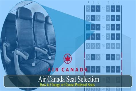 air canada book seat selection